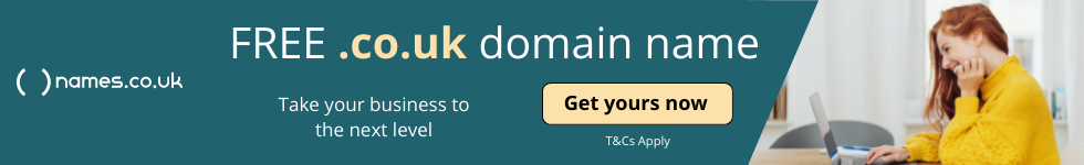 FREE .co.uk Domain Name.